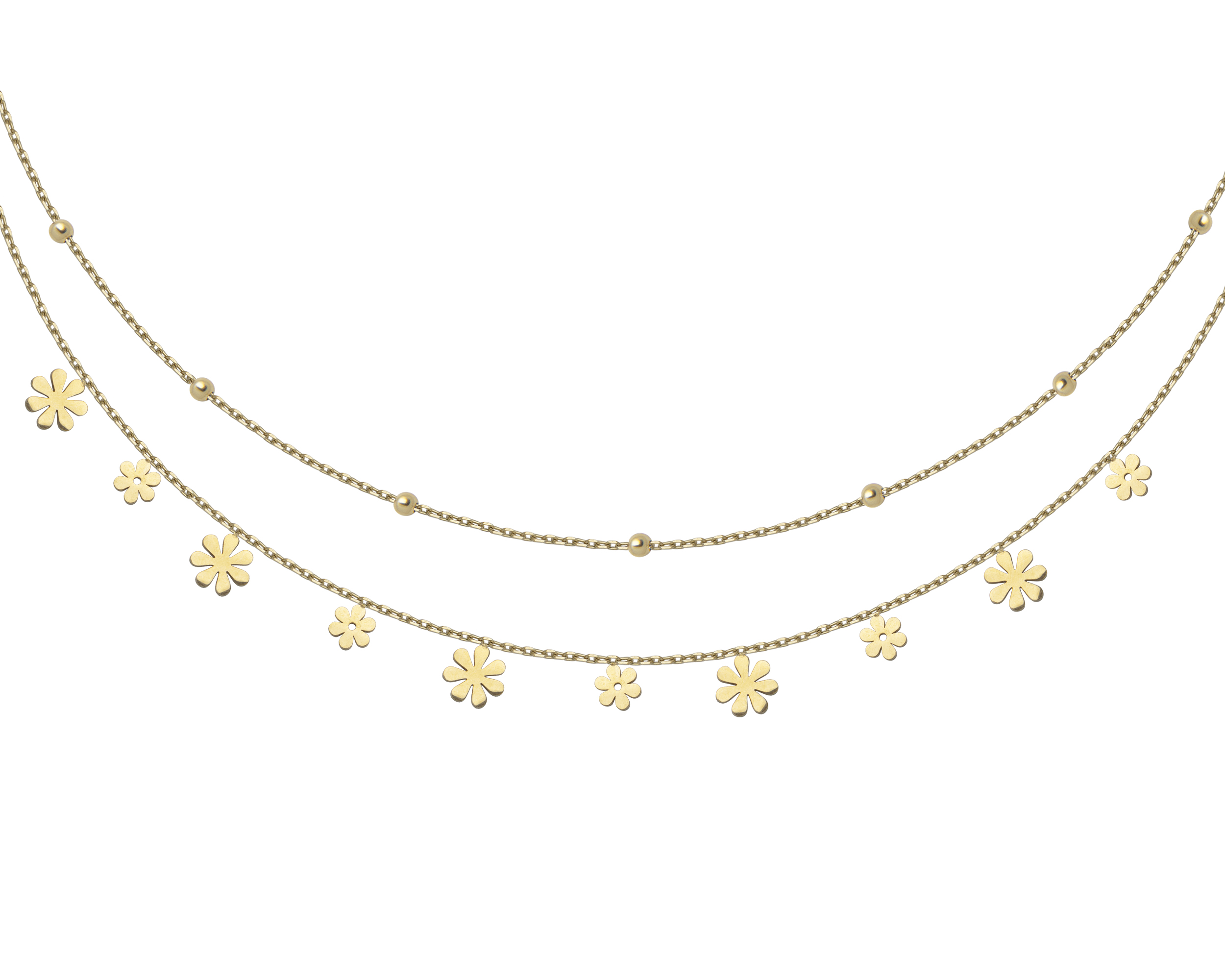 Juego/Set Acero Inoxidable Horoz Flores SH34.