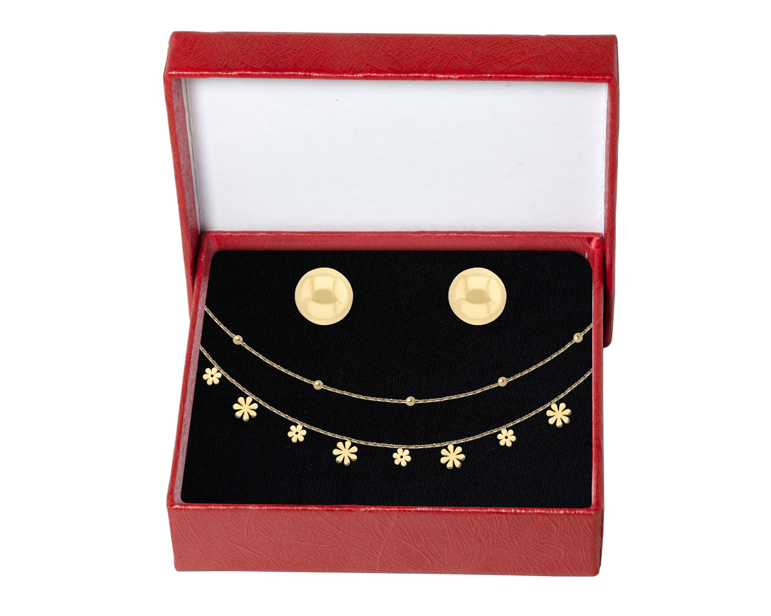 Juego/Set Acero Inoxidable Horoz Flores SH34.