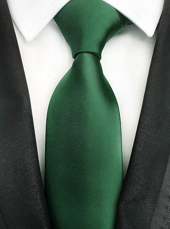 Corbatas de Satén para Hombre, Corbata Lisas Slim Delgada para Caballero, Accesorio Elegante de Alta Calidad para Trajes, Regalo Perfecto para Marido, Padre o Amigo.