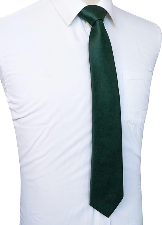 Corbatas de Satén para Hombre, Corbata Lisas Slim Delgada para Caballero, Accesorio Elegante de Alta Calidad para Trajes, Regalo Perfecto para Marido, Padre o Amigo.