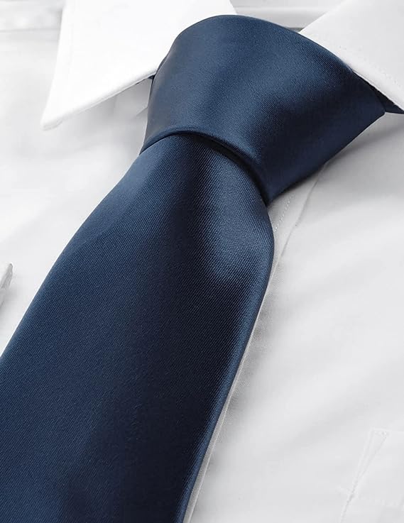 Corbatas de Satén para Hombre, Corbata Lisas Slim Delgada para Caballero, Accesorio Elegante de Alta Calidad para Trajes, Regalo Perfecto para Marido, Padre o Amigo.