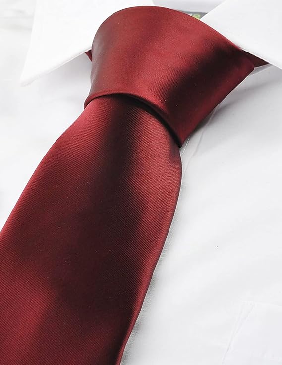 Corbatas de Satén para Hombre, Corbata Lisas Slim Delgada para Caballero, Accesorio Elegante de Alta Calidad para Trajes, Regalo Perfecto para Marido, Padre o Amigo.