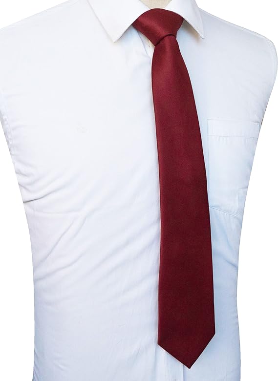 Corbatas de Satén para Hombre, Corbata Lisas Slim Delgada para Caballero, Accesorio Elegante de Alta Calidad para Trajes, Regalo Perfecto para Marido, Padre o Amigo.