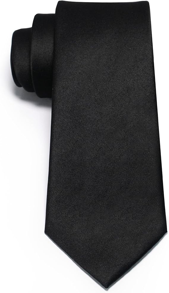 Corbatas de Satén para Hombre, Corbata Lisas Slim Delgada para Caballero, Accesorio Elegante de Alta Calidad para Trajes, Regalo Perfecto para Marido, Padre o Amigo.