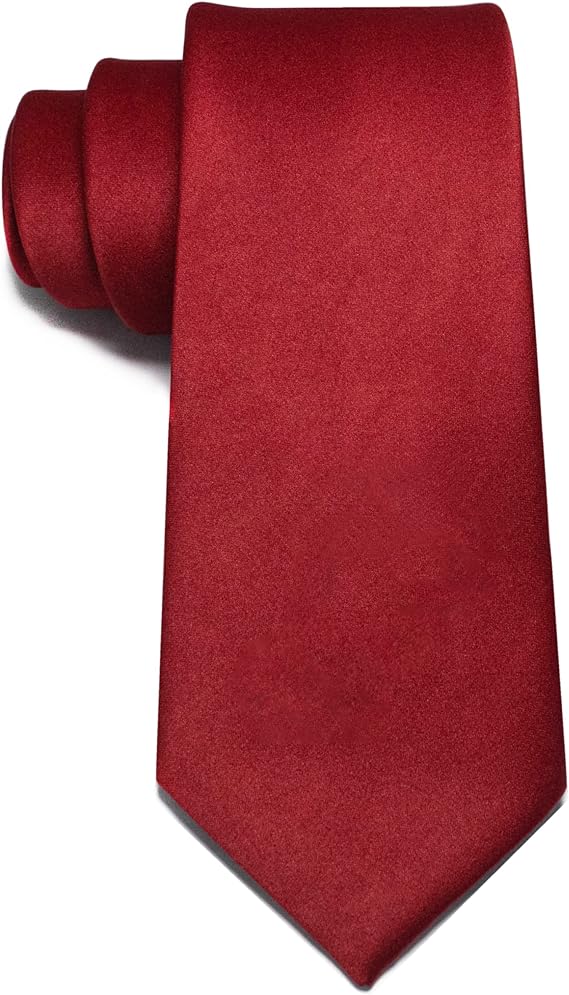 Corbatas de Satén para Hombre, Corbata Lisas Slim Delgada para Caballero, Accesorio Elegante de Alta Calidad para Trajes, Regalo Perfecto para Marido, Padre o Amigo.