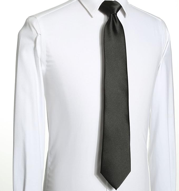 Corbatas de Satén para Hombre, Corbata Lisas Slim Delgada para Caballero, Accesorio Elegante de Alta Calidad para Trajes, Regalo Perfecto para Marido, Padre o Amigo.