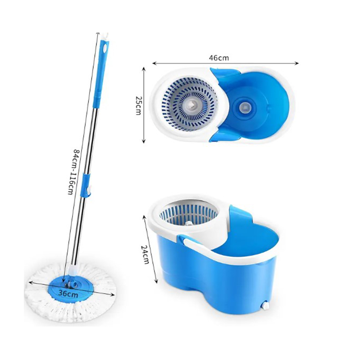 Trapeador Easy Mop 360 Con Cubeta