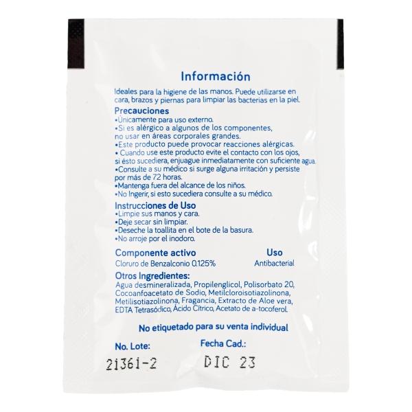 Ambiderm Toallitas Húmedas Pack De 5 Cajas Con 16 Toallitas