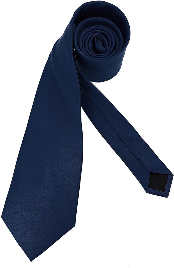 Corbatas de Satén para Hombre, Corbata Lisas Slim Delgada para Caballero, Accesorio Elegante de Alta Calidad para Trajes, Regalo Perfecto para Marido, Padre o Amigo.