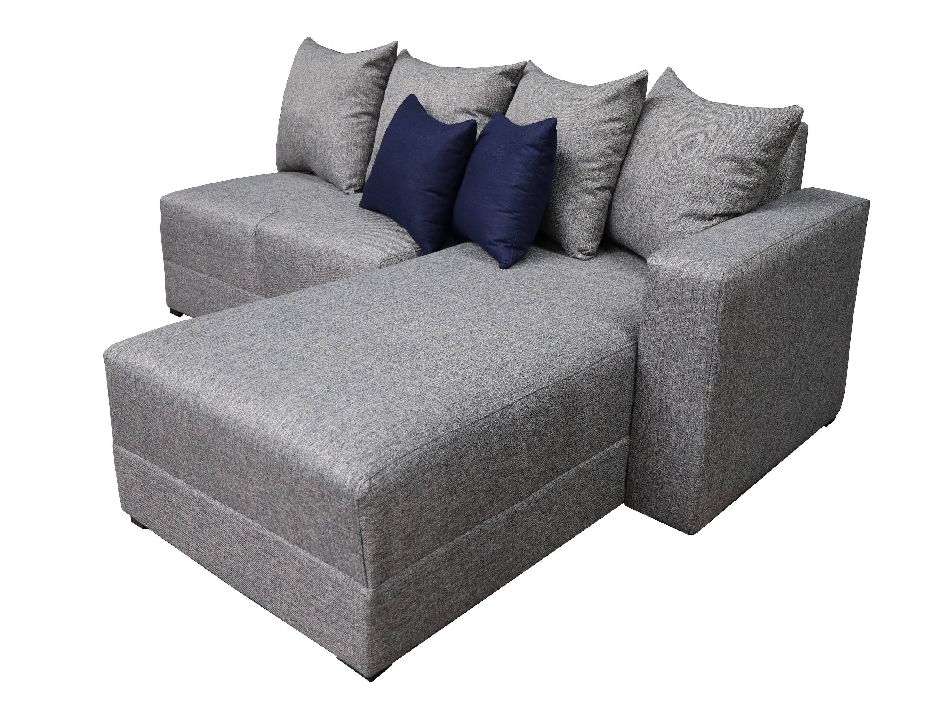 Sala Esquinera Modular Orlando Plata, 200x160 cm Lino nacional, El Bazar Store.