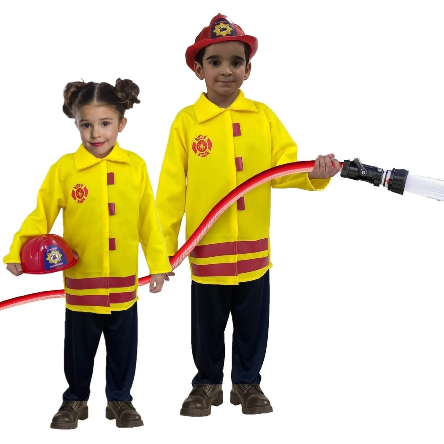 Disfraz de Bombero - Disfraces de Oficios - Traje de Bomberos para Niñas y  Niños