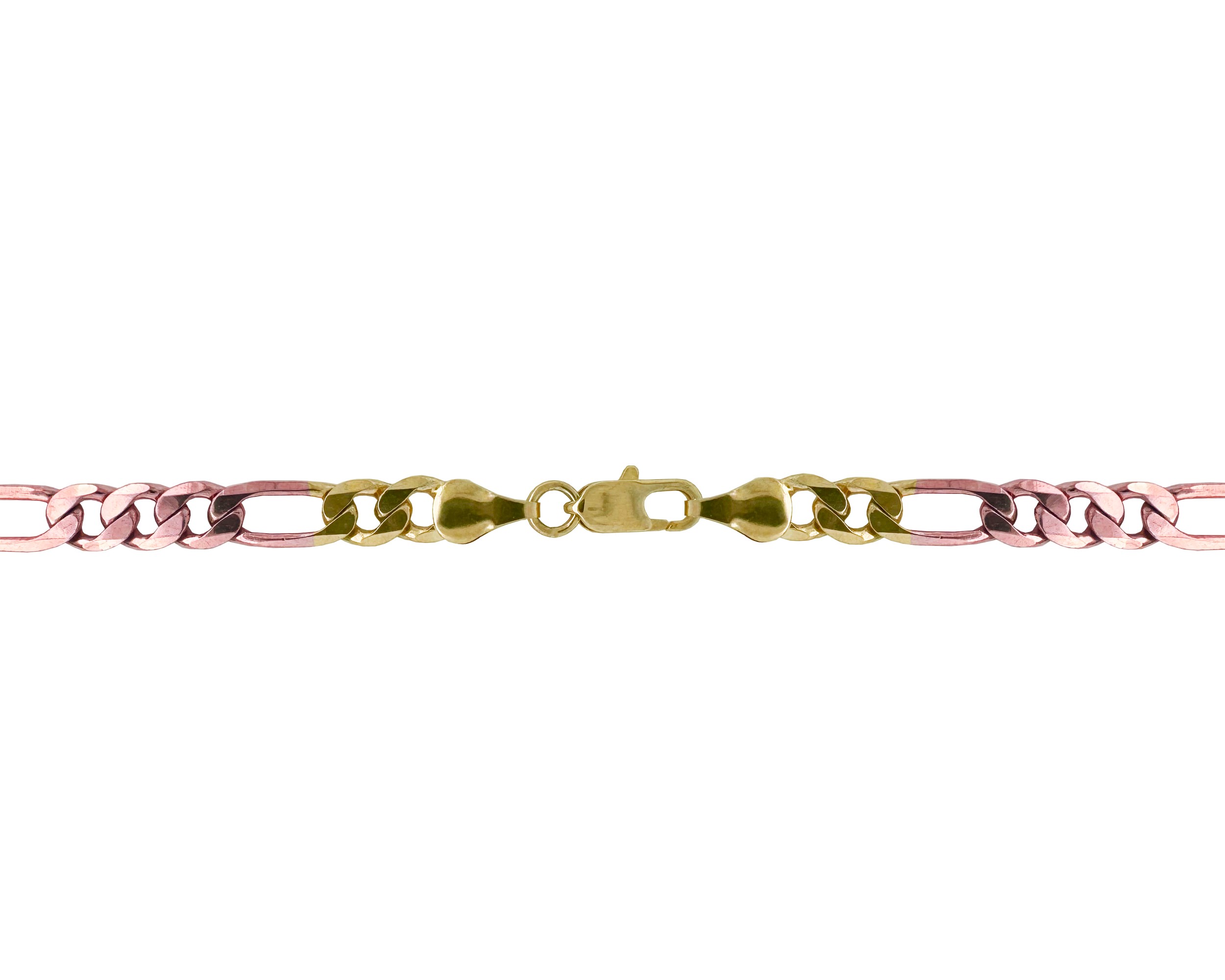 Pulsera Chapa de Oro 18K Horoz Tejido 3x1 22cm Florentino SH45.