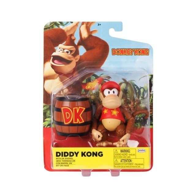 Figura Donkey Kong Diddy Kong Nintendo Accesorios.