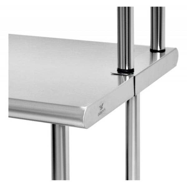 Mesa Trabajo Repisa Acero Inoxidable Ajustable 110x60x131.5