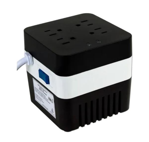 Regulador de Voltaje CDP 600 VA / 300 W, 4 USB de recarga, 4 contactos