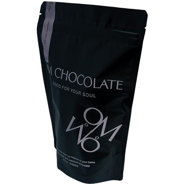 Chocolate Om, Bolsa con 6 Trufas Artesanales Hechos a Mano, 55% Chocolate Amargo, 90 Gramos	
