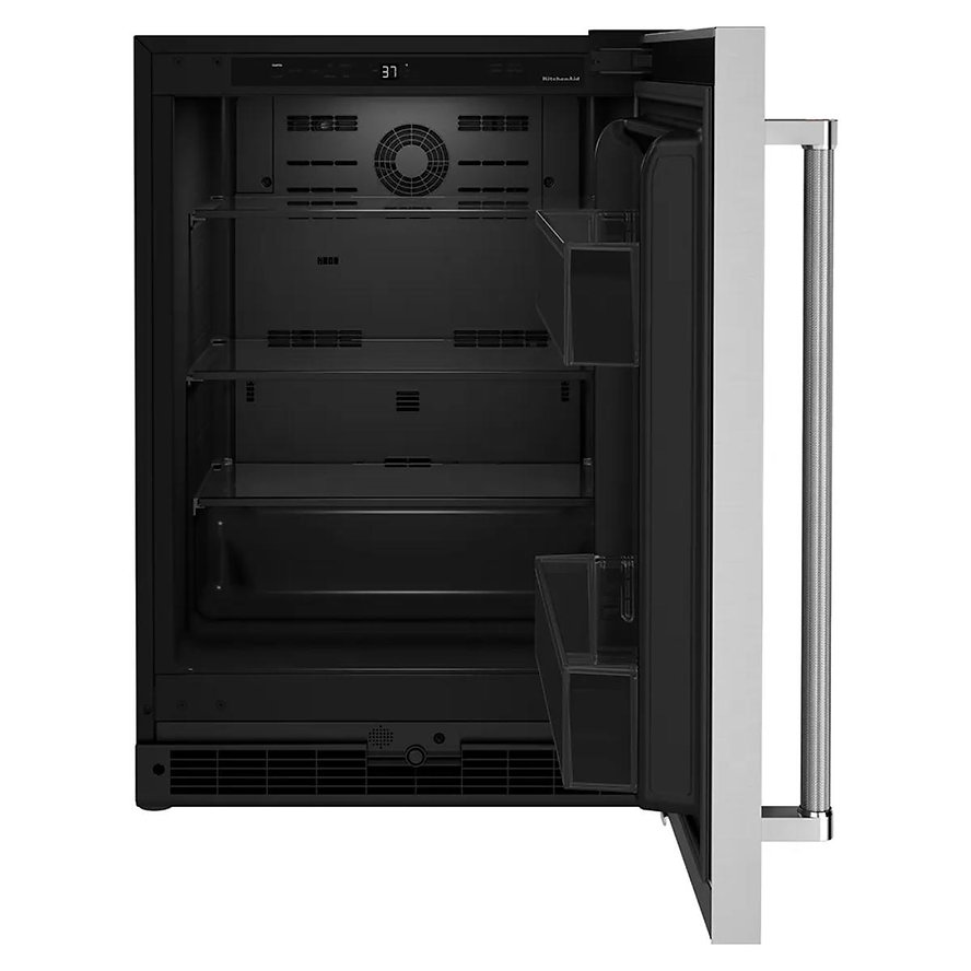 Refrigerador Frigobar KitchenAid KURR114KSB Capacidad 4.9 p³ Metal.