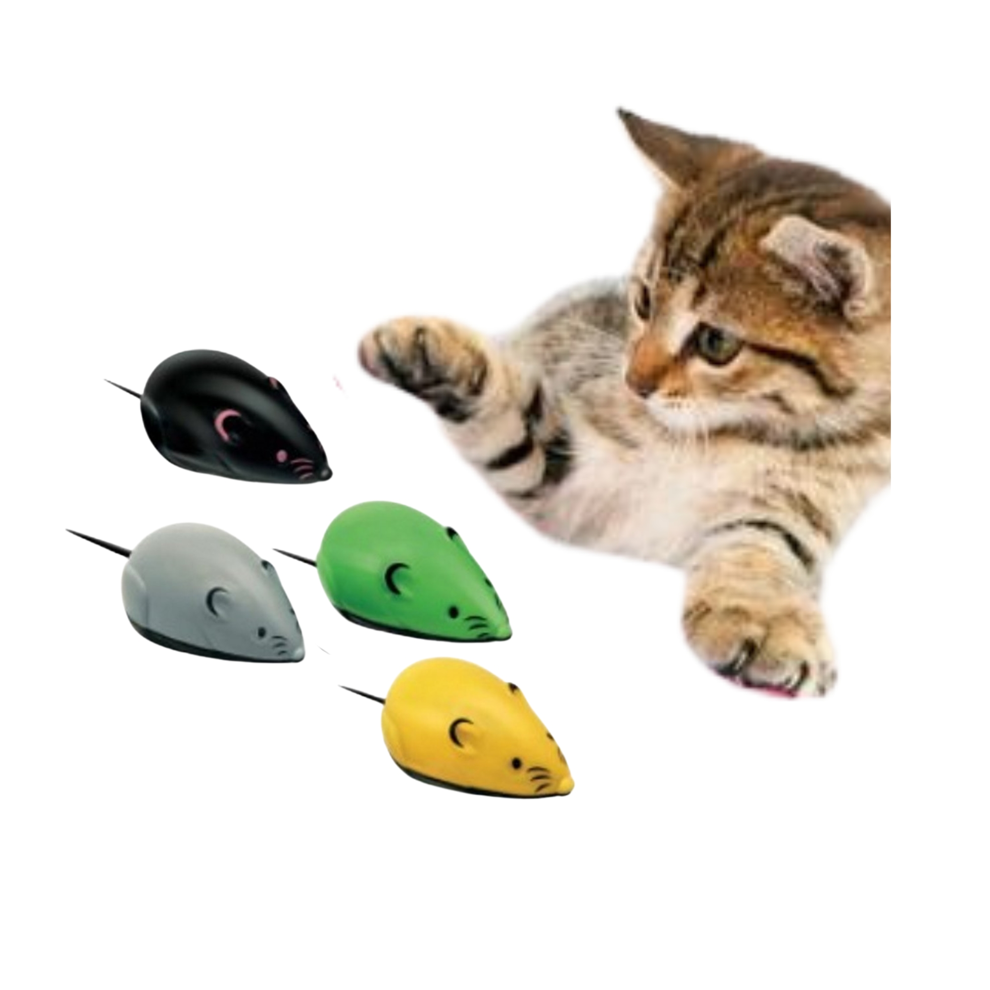 Raton de plastico rojo sunny 1 pieza .