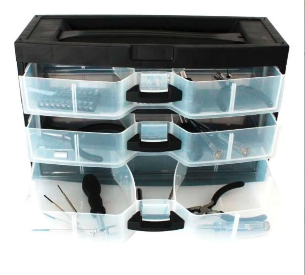 Cajonera Organizadora Plastico 3 niveles Multiusos