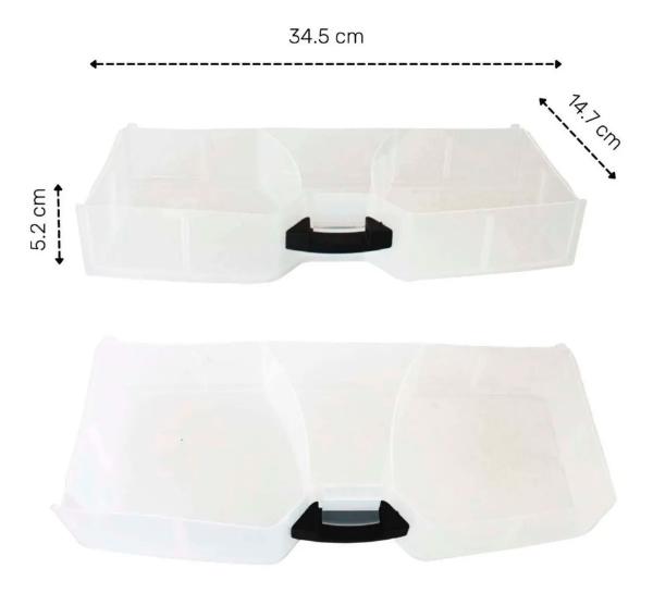 Cajonera Organizadora Plastico 3 niveles Multiusos