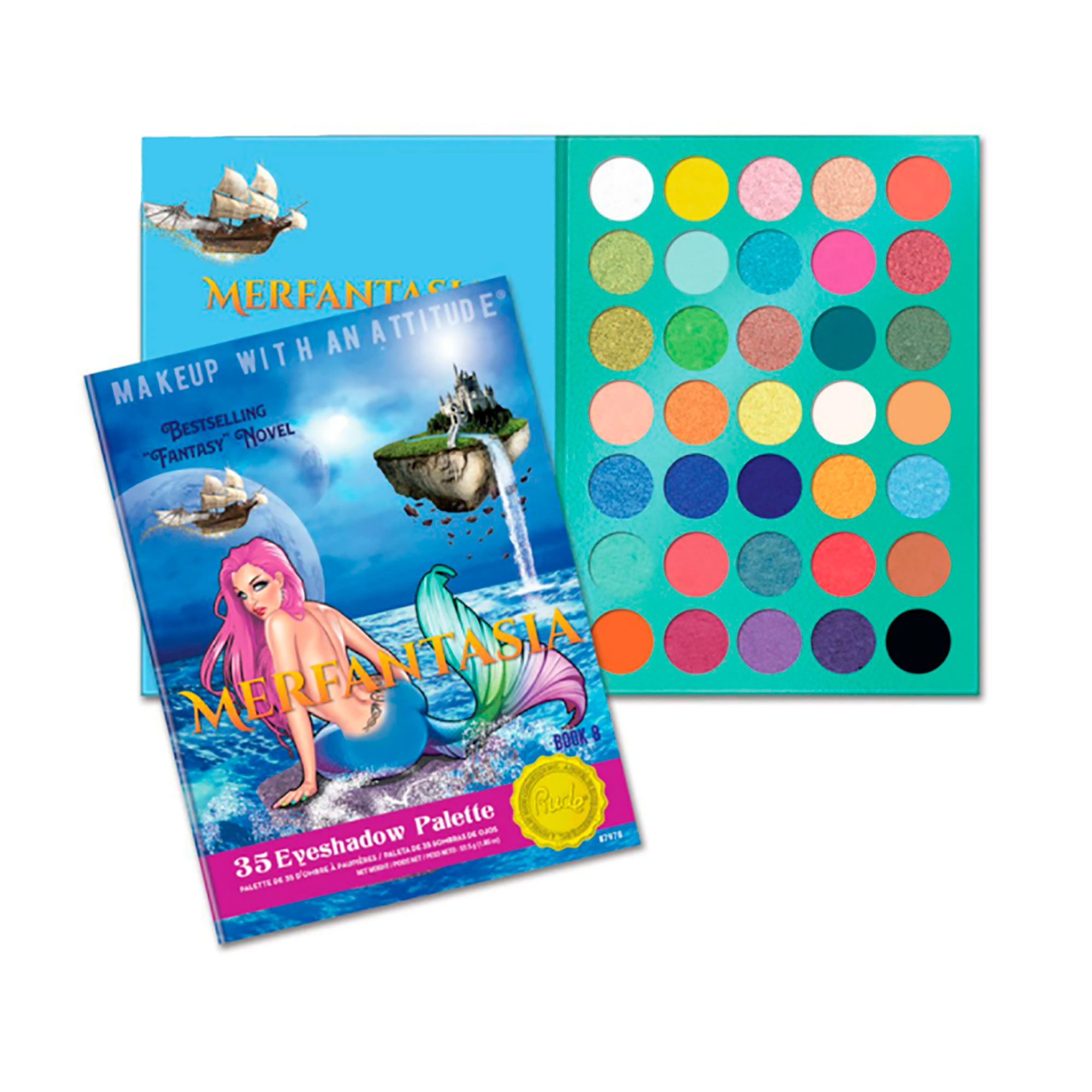 Merfantasia - Book 8 Rude Paleta de sombras
