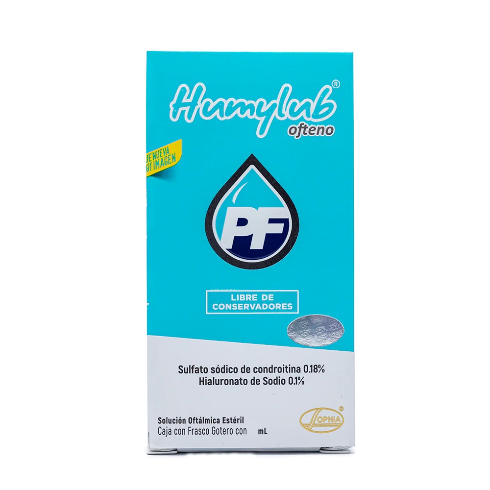Humylub Ofteno 1.8mg/1mg/ml Solución Gotas, 5 ml.