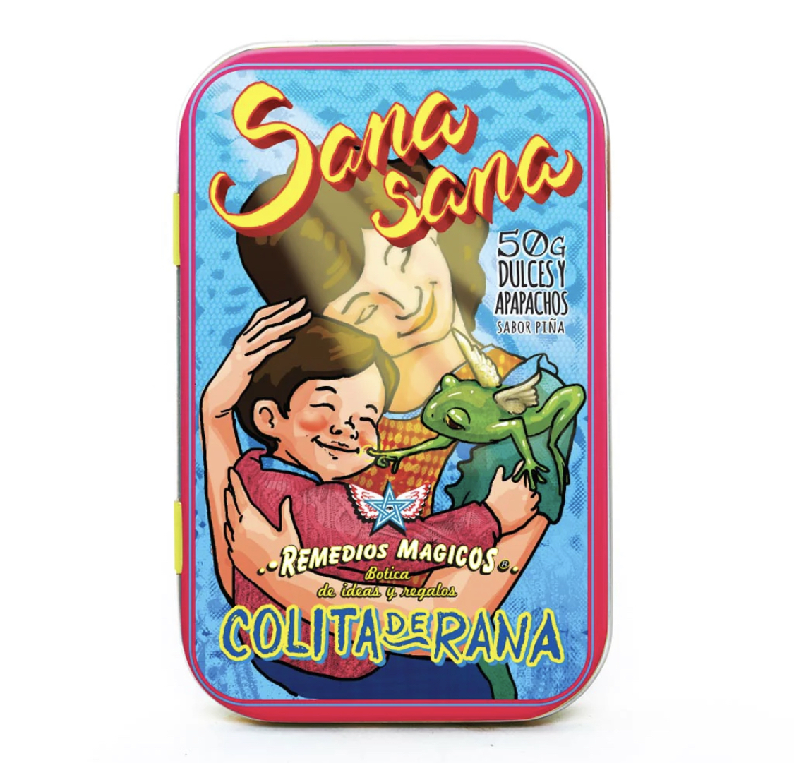 Pastillero Sana Sana Colita de Rana Remedios Mágicos.