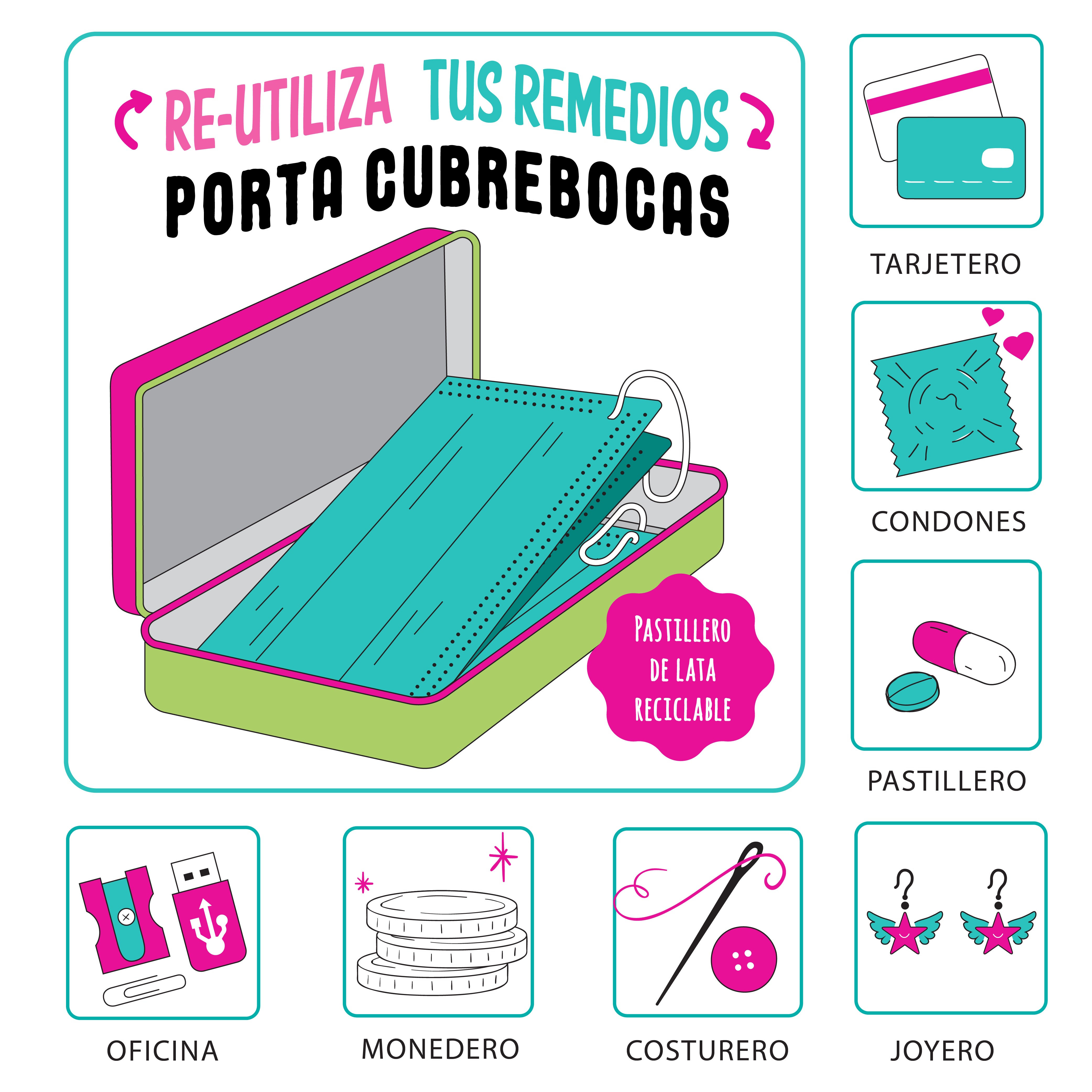 Pastillero Sana Sana Colita de Rana Remedios Mágicos.