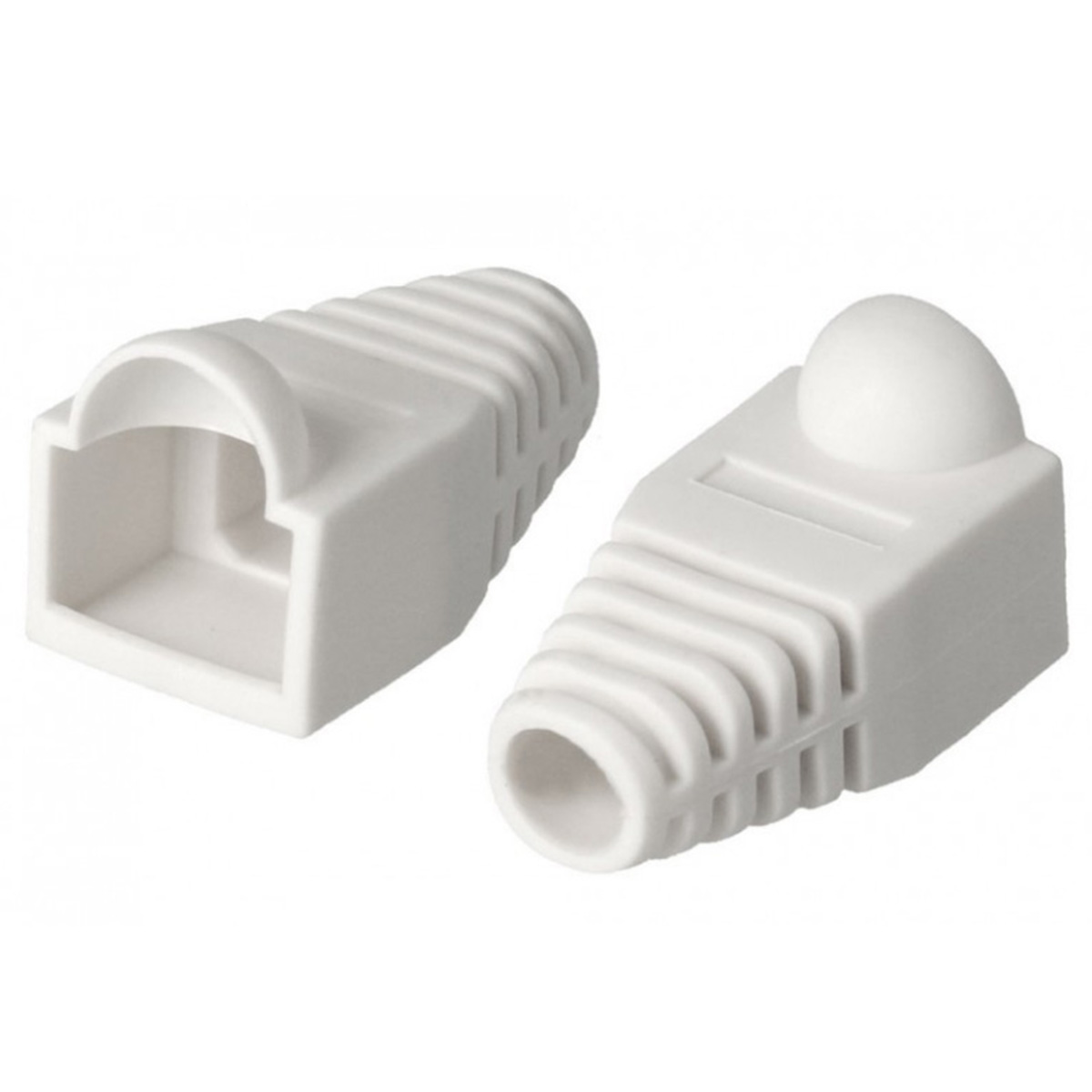 10 Capuchones para Cable de Red Plug RJ45 Categoría 5e.