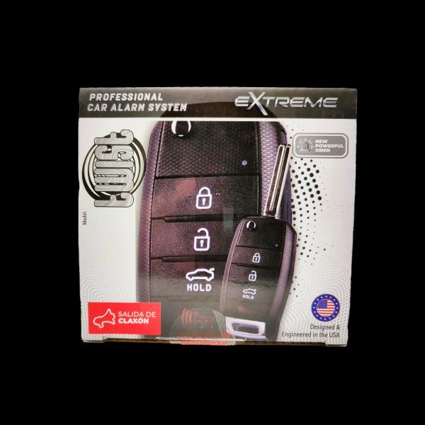 Kit de Alarma Universal con Llave Automotriz Extreme ALEXTW 