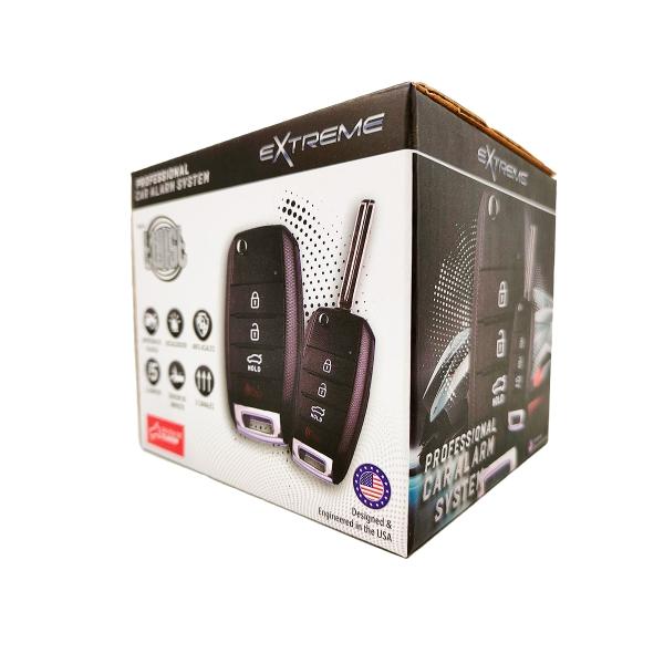 Kit de Alarma Universal con Llave Automotriz Extreme ALEXTW 