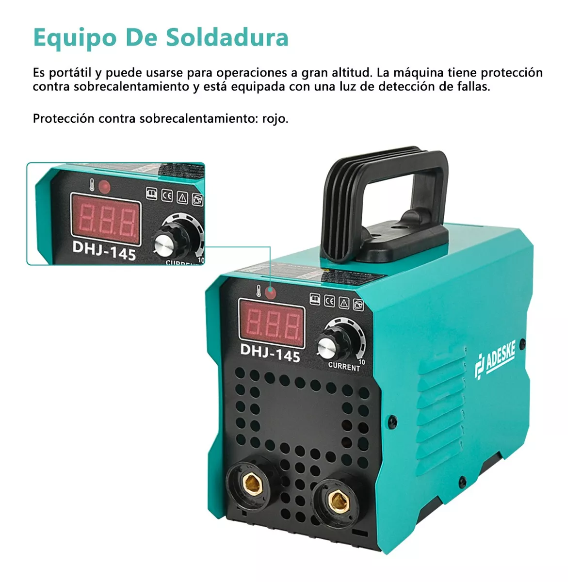 Mini Soldadoras Maquina Soldar Inverter Portatil Inversores Verde