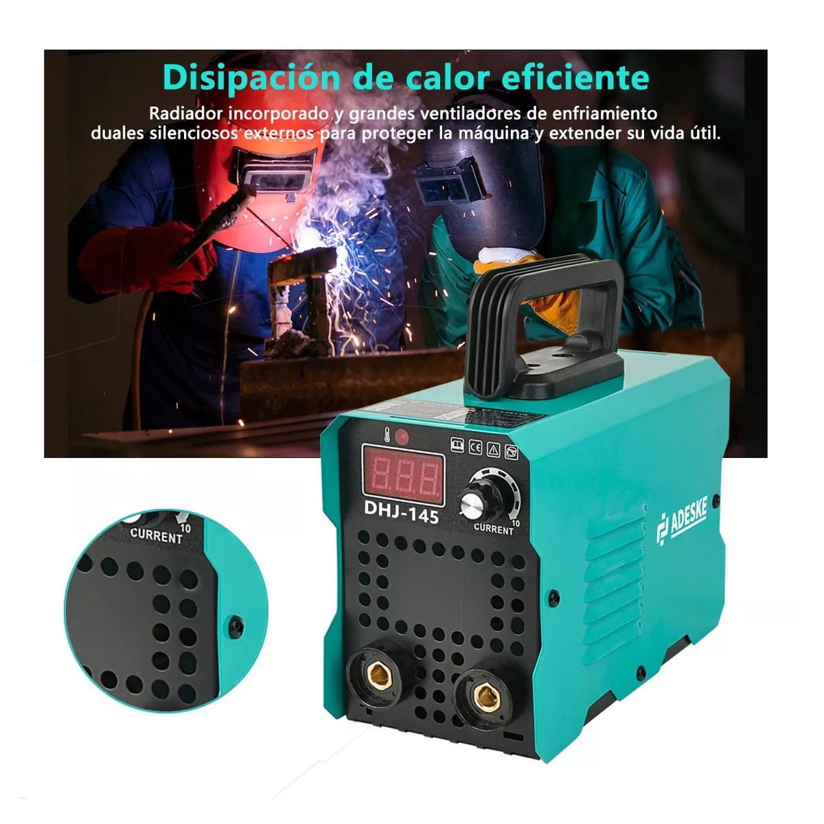 Mini Soldadoras Maquina Soldar Inverter Portatil Inversores Verde