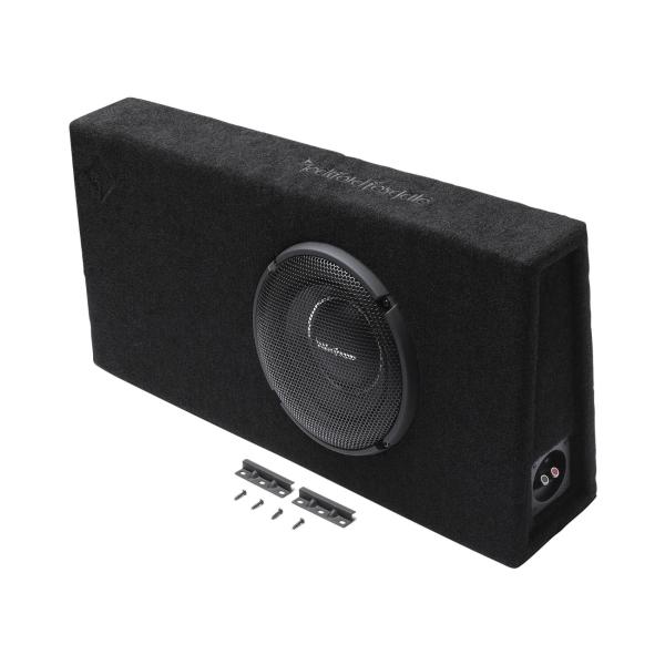 Subwoofer Plano con Cajón Ventilado Cargado Rockford Fosgate T1S-1X10P 1000 Watts 10 Pulgadas 1 Ohm  