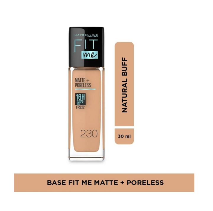 Base De Maquillaje Fit Me Matte Maybelline 230 Natural Buff.