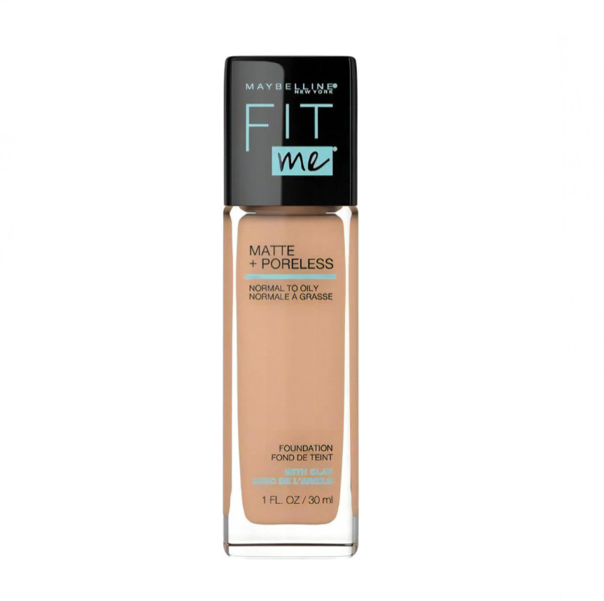 Base de maquillaje líquida Maybelline Fit Me Matte + Poreless Base De Maquillaje Maybelline Fit Me Matte + Poreless De 30ml tono 310 sun beige - 30mL 30g.
