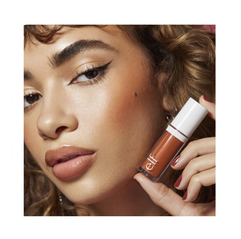 Rubor Liquido Elf Camo Liquid Blush Tono Del Maquillaje Bronze Bombshell.