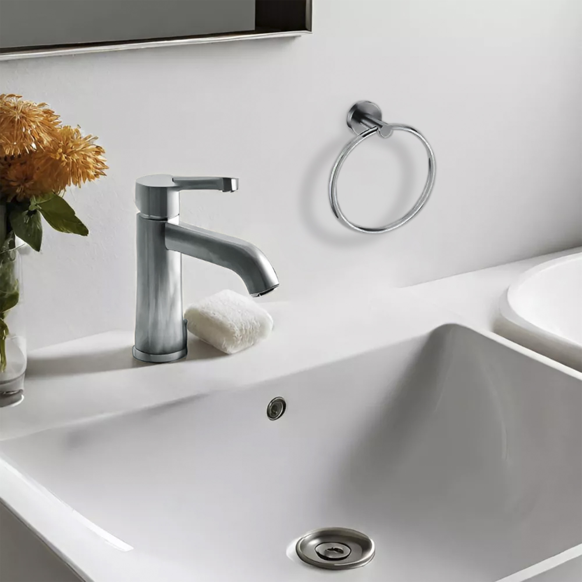 Meer - Set De 4 Accesorios Baño De Acero Inoxidable Satinado