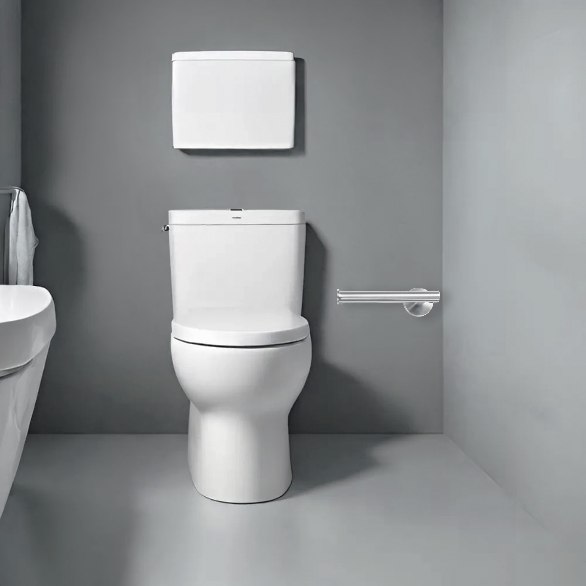Meer - Set De 4 Accesorios Baño De Acero Inoxidable Satinado