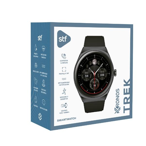 Smartwatch Kronos Trek Stf Color Negro IP67