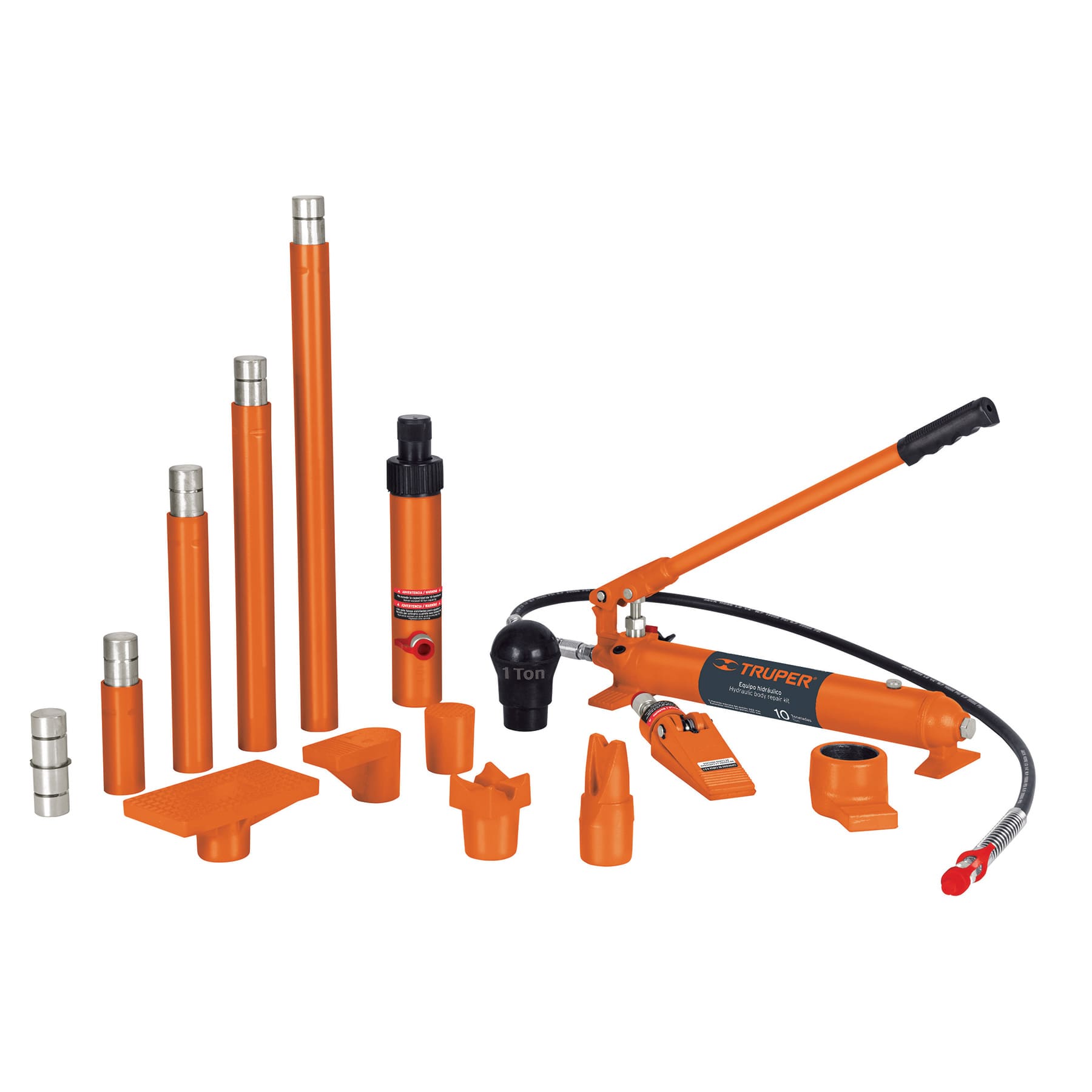 Porto power hidráulico Truper de 10 ton PORPO10 naranja