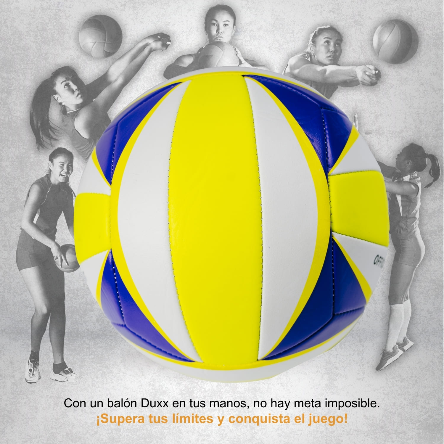 Balón Voleibol  DUXX PVC # 5 MOR/AMA