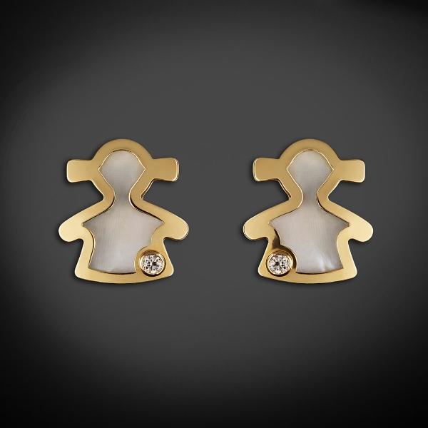 Aretes De Oro 14k GIALLO Broquel GIALLO COLLECTION Estrella De Belén De - Foto 6