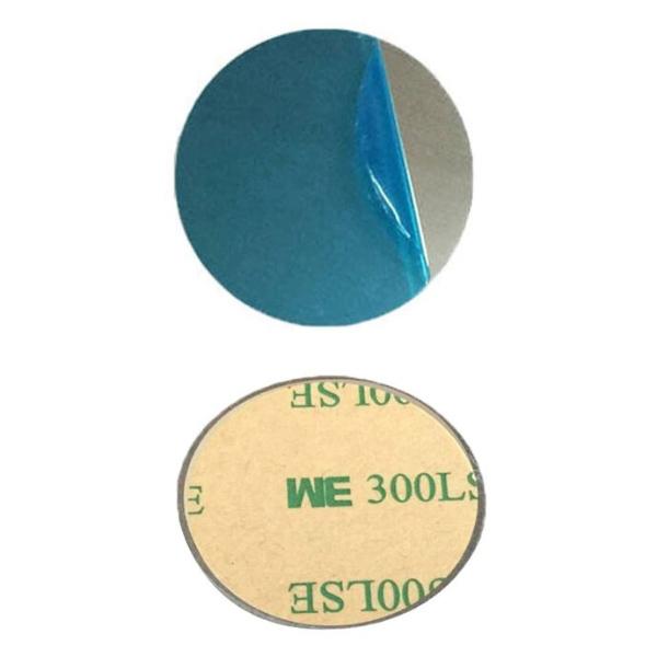 Juego Paquete 5 Placas Circulares Repuesto 34 mm para Soporte Magnético Automóvil