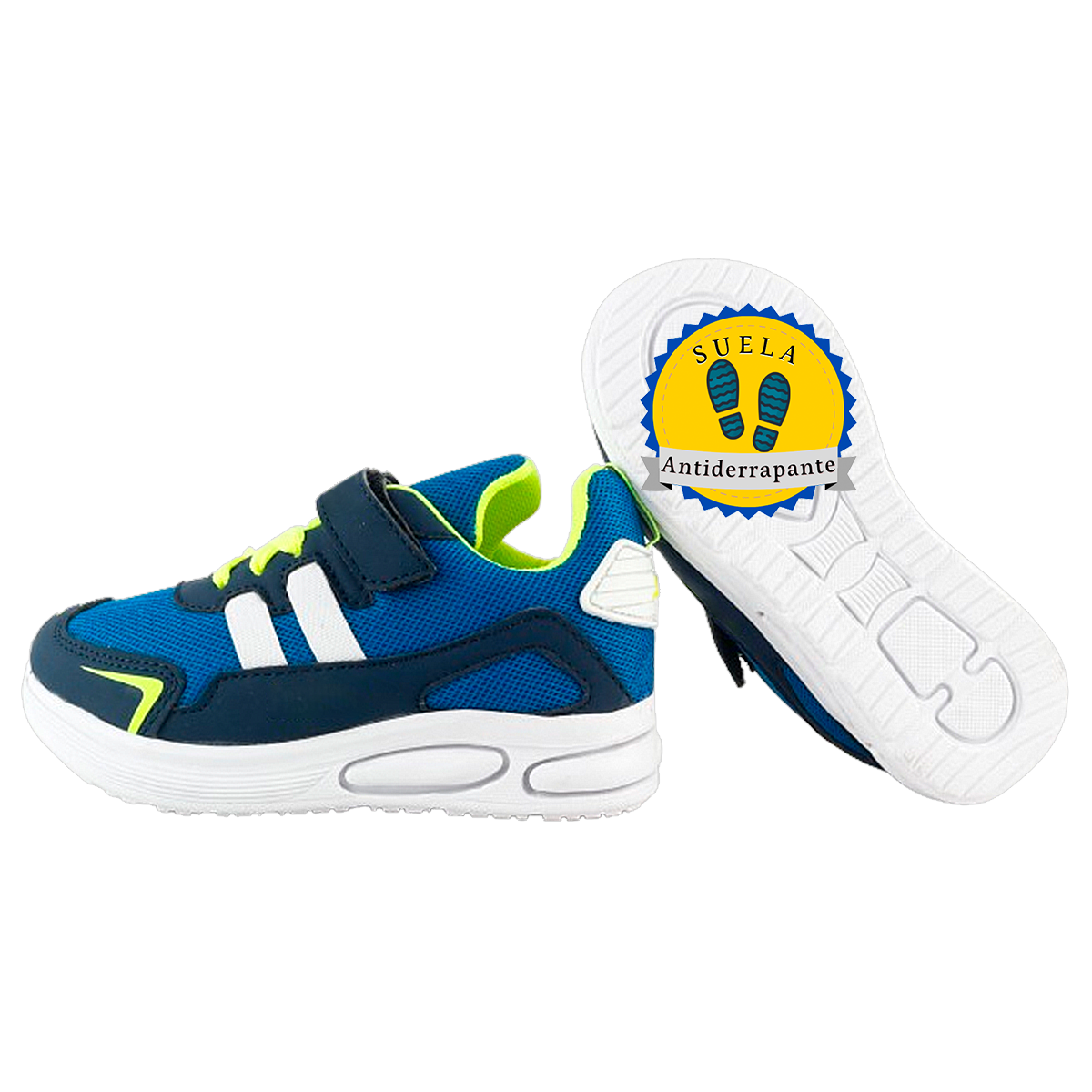 Tenis Niño Deportivo Velcro Arco Ortopédico Cómodo 268-ran