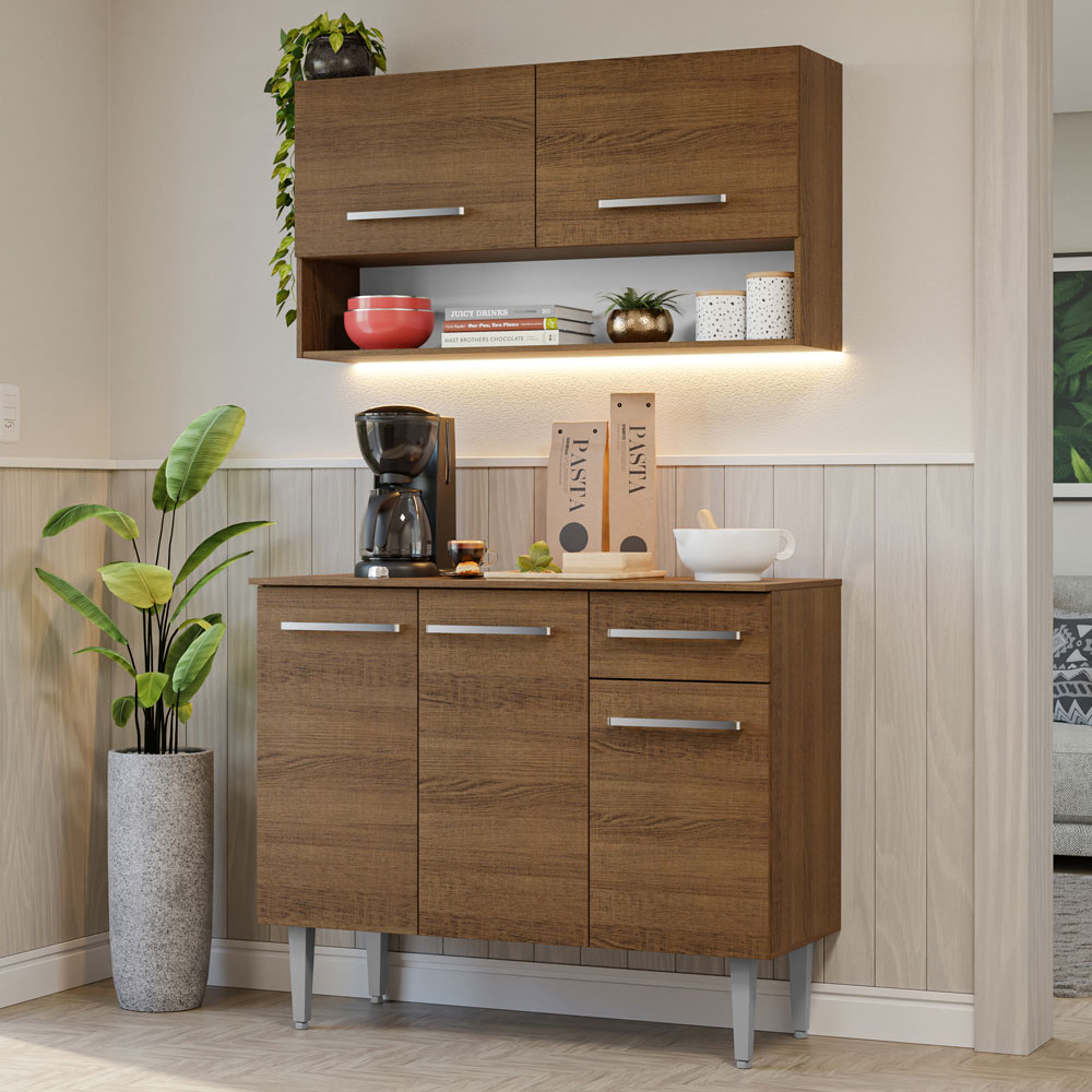 Cocina Integral Modular Madesa Emilly 105cm MM.
