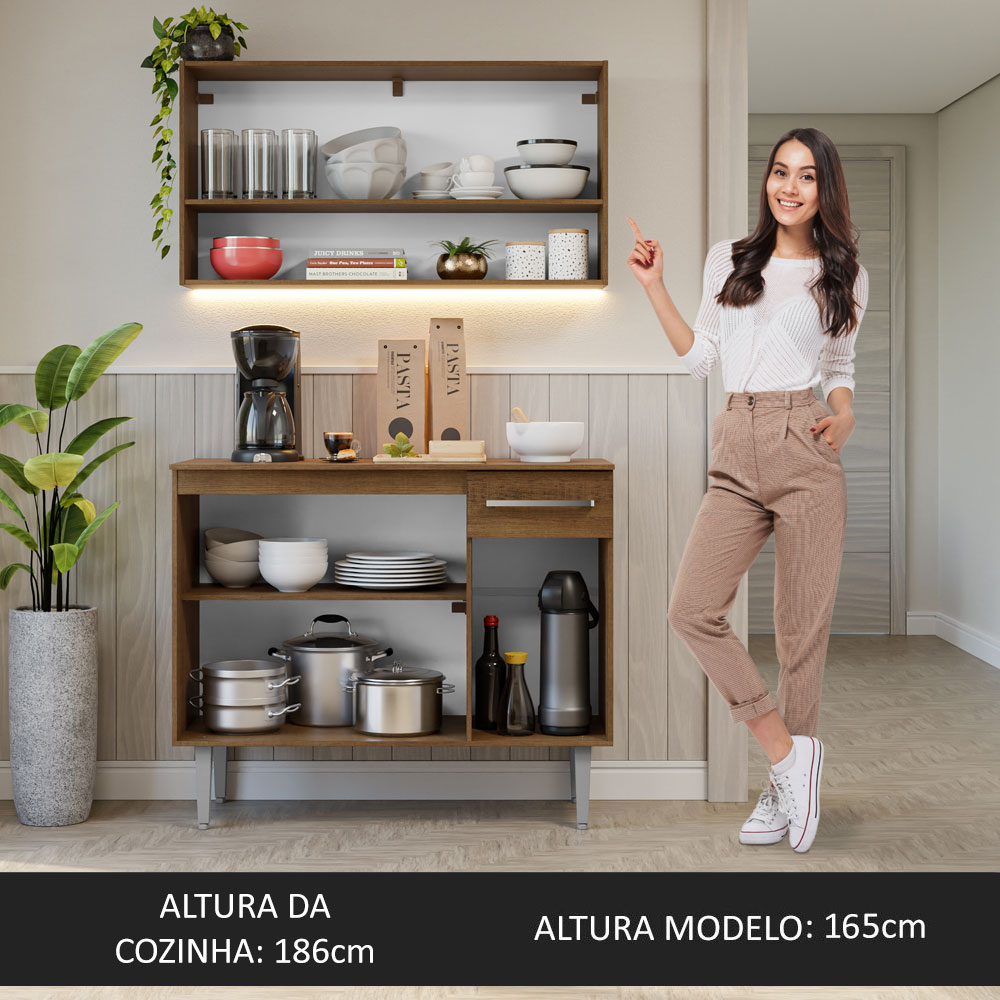 Cocina Integral Modular Madesa Emilly 105cm MM.