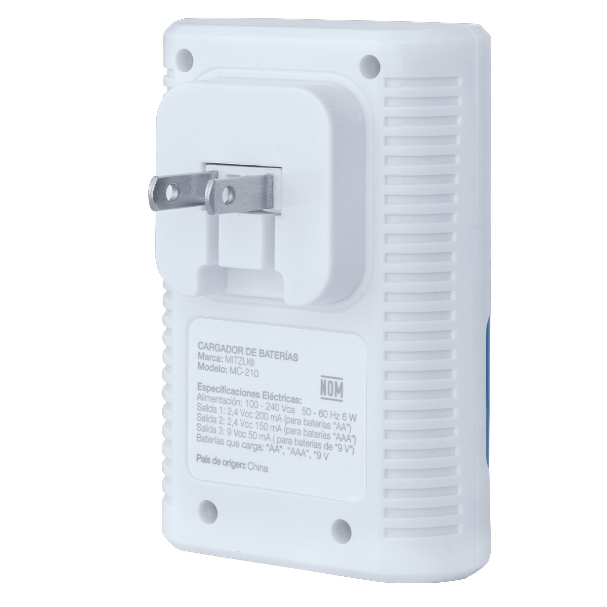 Cargador De Batería Aa / Aaa / 9v / Ni-cd / Ni-mh Mc-210.