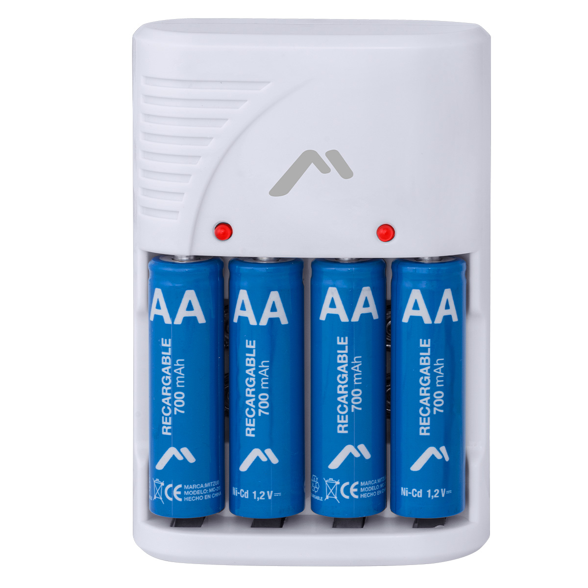 Cargador De Batería Aa / Aaa / 9v / Ni-cd / Ni-mh Mc-210.