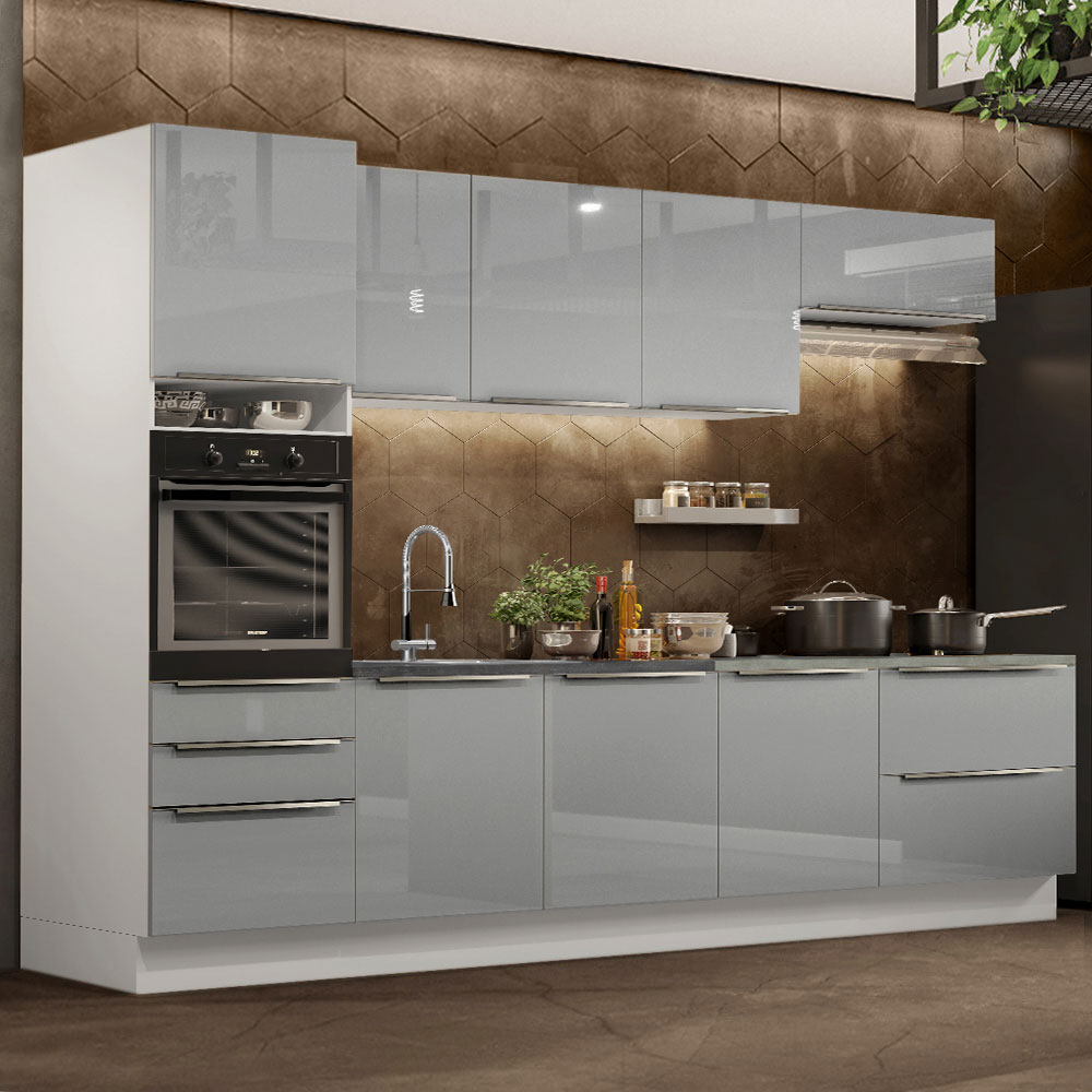 Cocina Integral Modular Madesa Lux 320cm BG.